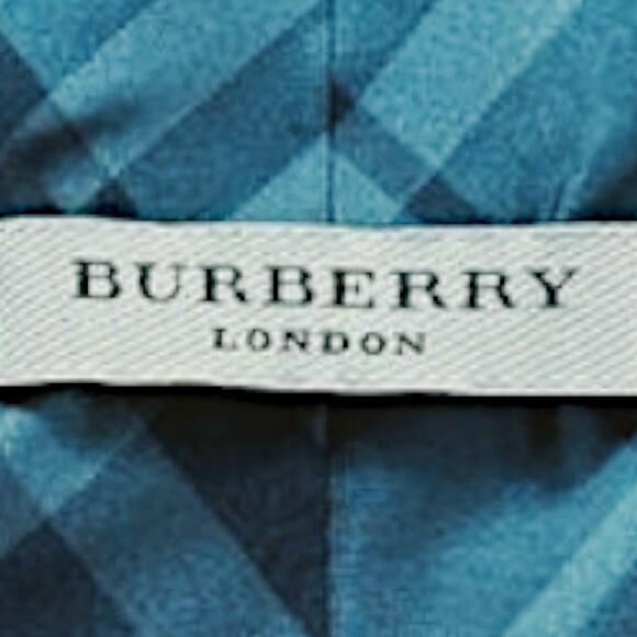 Burberry Blue Tie - Picture 6 of 8